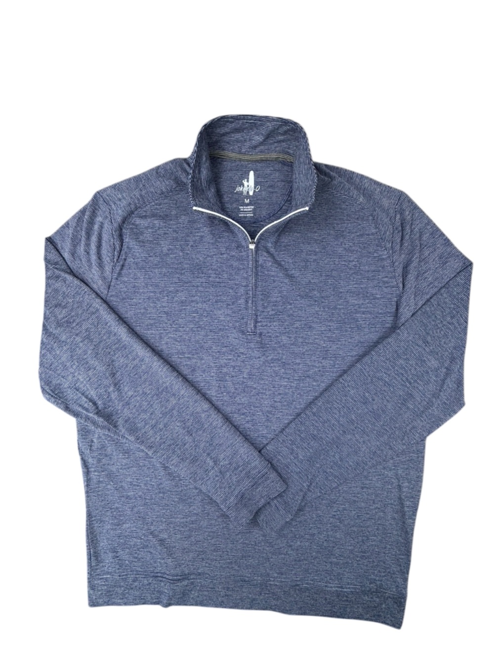Johnnie-O | VAUGHN STRIPED PREP-FORMANCE QUARTER ZIP | Medium